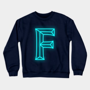 Letter F Letter Art Crewneck Sweatshirt